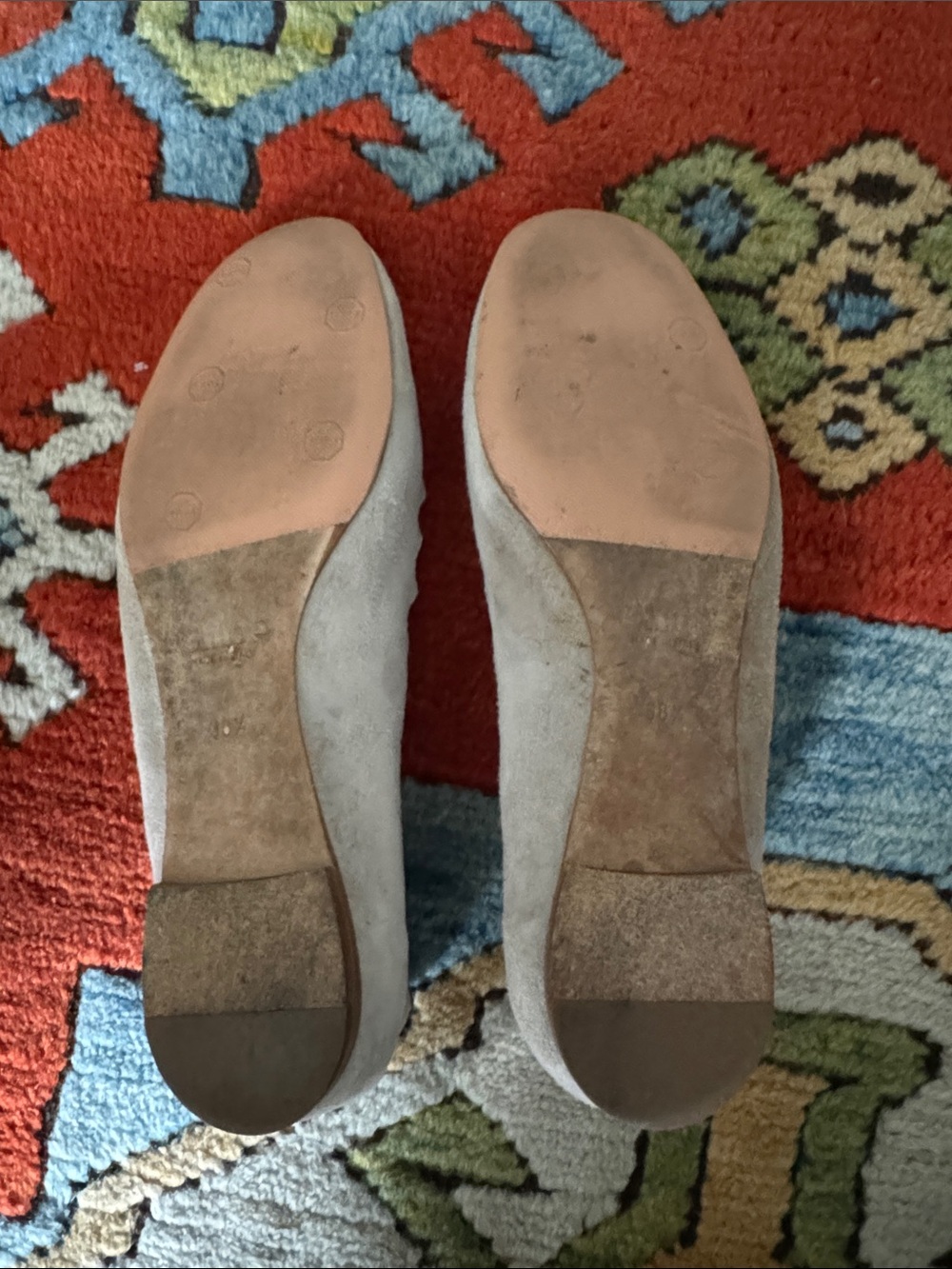 Chloe Lauren Ballet Flats 38.5 — Grey Suede - Picture 7 of 7